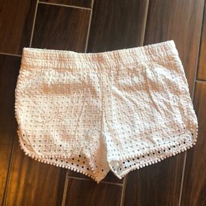 Lily Pulitzer White Shorts / Medium/ Elastic Waist